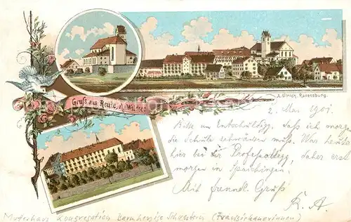 AK / Ansichtskarte Reute_Bad_Waldsee Mutterhaus  Reute_Bad_Waldsee