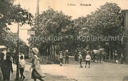 AK / Ansichtskarte Libau_Liepaja Parkanlagen Libau Liepaja