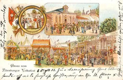 AK / Ansichtskarte Nuernberg Volksfest Nuernberg