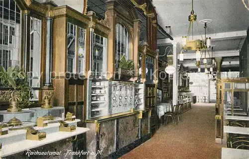 AK / Ansichtskarte Frankfurt_Main Reichsautomat Frankfurt Main