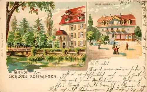 AK / Ansichtskarte Bottmingen Kuranstalt Schloss Bottmingen