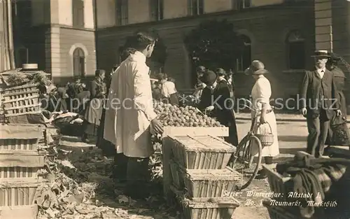 AK / Ansichtskarte Winterthur_ZH Altstadt Neumarkt Marktbild Winterthur ZH