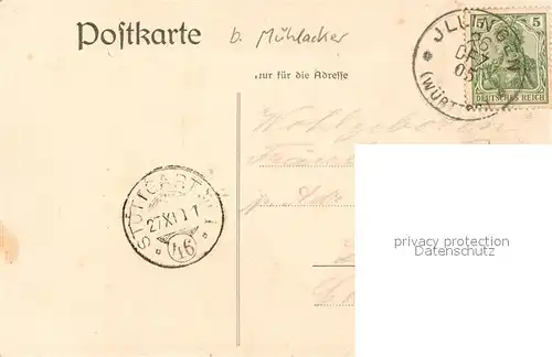 AK / Ansichtskarte Muehlhausen_Muehlacker Schlossgasse Kirchgasse Muehle Muehlhausen_Muehlacker