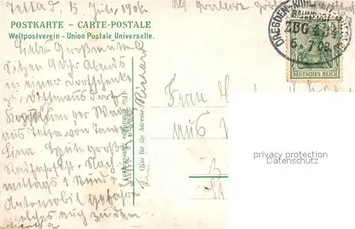 AK / Ansichtskarte Tetta_Oberlausitz Panorama Gasthof Warenhandlung Bahnhof Kirche Rothkretscham Litho 