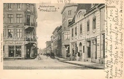 AK / Ansichtskarte Demmin_Mecklenburg_Vorpommern Holstenstrasse Demmin_Mecklenburg