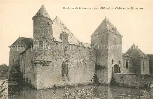 AK / Ansichtskarte Cosne Cours sur Loire Chateau de Buranlure Schloss Cosne Cours sur Loire