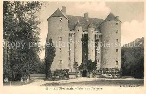 AK / Ansichtskarte Chevenon Chateau Schloss Chevenon
