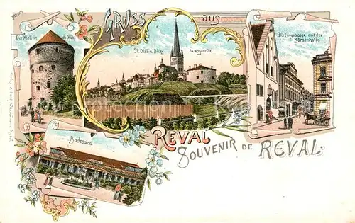 AK / Ansichtskarte Reval Badesalon Reval