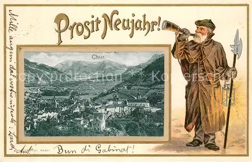 AK / Ansichtskarte Chur_GR Neujahrskarte Chur_GR
