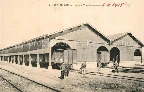 AK / Ansichtskarte Lumes Triage Hall du Transbordement Lumes