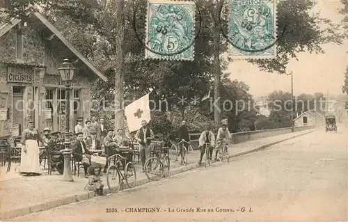 AK / Ansichtskarte Champigny sur Marne Grande Rue au Coteau Champigny sur Marne