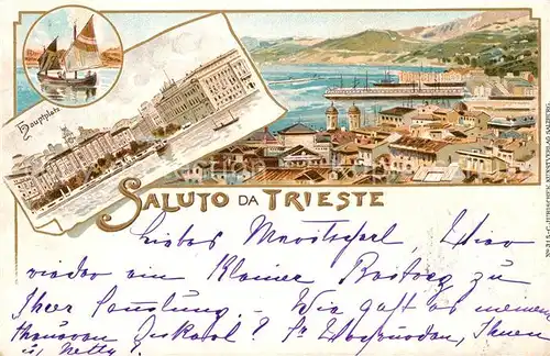 AK / Ansichtskarte Trieste Hauptplatz Trieste