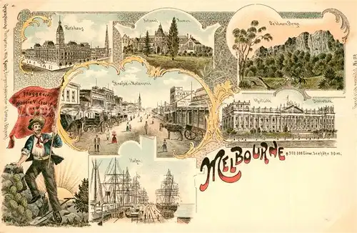 AK / Ansichtskarte Melbourne_Victoria Port Nationalmuseum Melbourne Victoria