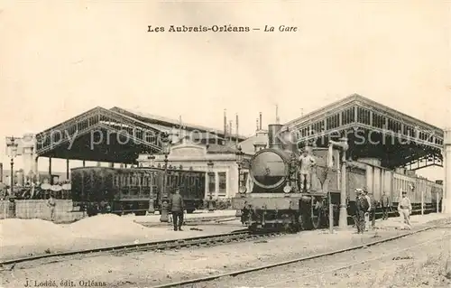 AK / Ansichtskarte Orleans_Loiret Les Aubrais Gare Orleans_Loiret