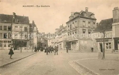 AK / Ansichtskarte Mamers_Sarthe Rue Gambetta Mamers Sarthe