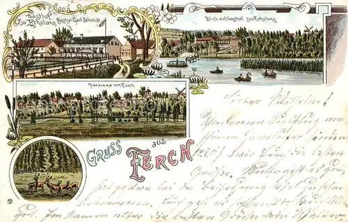 AK / Ansichtskarte Ferch Gasthof zur Erholung Panorama Ferch