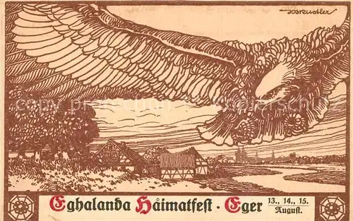 AK / Ansichtskarte Eger_Cheb_Tschechien Eghalanda Haimatfest 