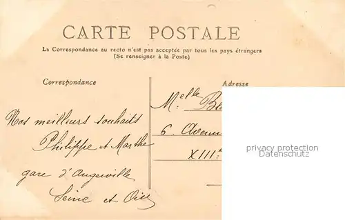 AK / Ansichtskarte Angerville l_Orcher Gare Angerville l_Orcher