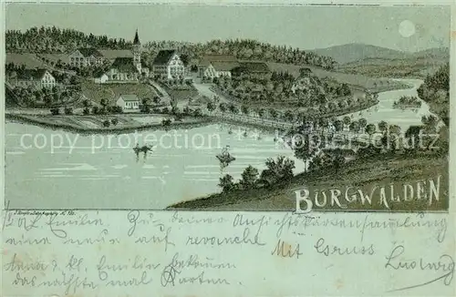 AK / Ansichtskarte Burgwalden Panorama Burgwalden