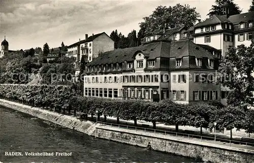 AK / Ansichtskarte Baden_AG Volksheilbad Freihof Baden_AG