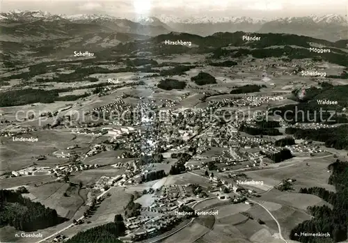 AK / Ansichtskarte Lindenberg_Allgaeu Fliegeraufnahme Lindenberg Allgaeu