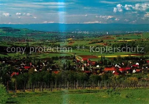 AK / Ansichtskarte Wollbach_Kandern Panorama Wollbach Kandern