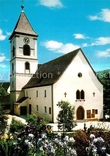 AK / Ansichtskarte Wollbach_Kandern Ev Kirche Wollbach Kandern