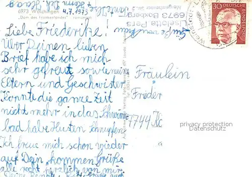 AK / Ansichtskarte Woelchingen Dom des Frankenlandes Woelchingen