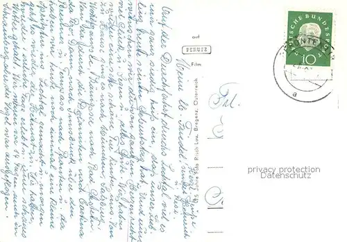 AK / Ansichtskarte Bach_Landshut mit Saxerspitze Bach_Landshut