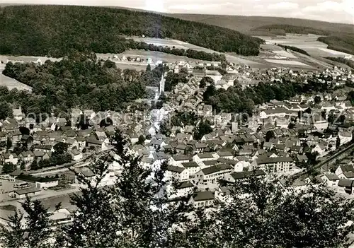 AK / Ansichtskarte Berleburg_Bad Fliegeraufnahme mit Wittgensteiner Berg und Waldland Berleburg_Bad