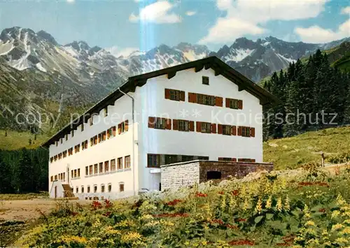 AK / Ansichtskarte Oberstdorf Naturfreundehaus Kanzelwandhaus Oberstdorf