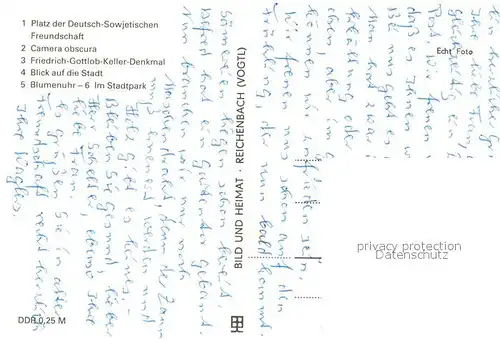 AK / Ansichtskarte Hainichen_Sachsen Platz der DSF Camera obscura Friedrich Gottlob Keller Denkmal Stadtblick Blumenuhr Stadtpark Hainichen Sachsen