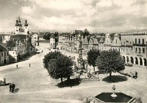AK / Ansichtskarte Telc Stalingradske namesti Telc