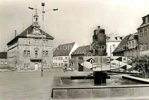 AK / Ansichtskarte Geithain Markt Brunnen Geithain