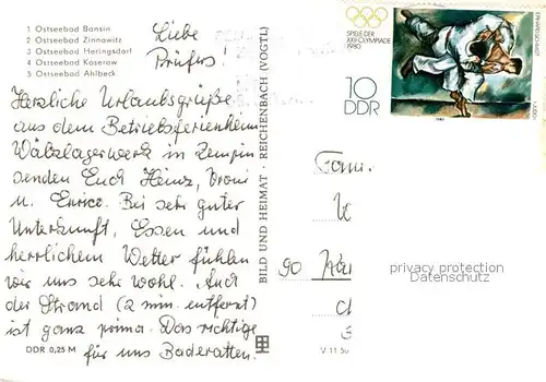 AK / Ansichtskarte Usedom Ostseebaeder Bansin Zinnowitz Heringsdorf Koserow Ahlbeck Usedom