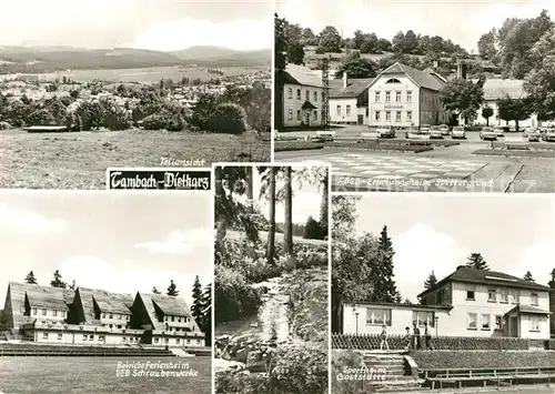 AK / Ansichtskarte Tambach Dietharz FDGB Erholungsheim Spittergrund Betriebsferienheim Sportheim Gaststaette Tambach Dietharz