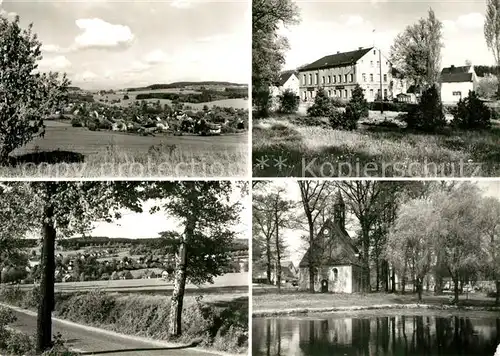 AK / Ansichtskarte Tirpersdorf Panorama Kirche 