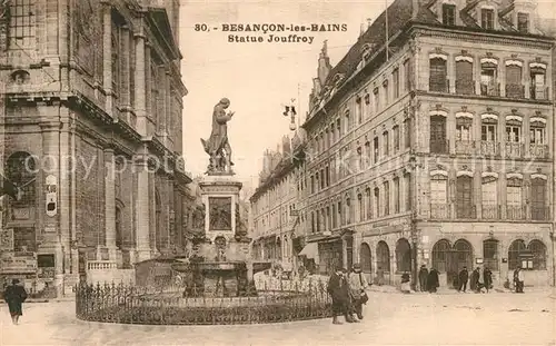 AK / Ansichtskarte Besancon_les_Bains Statue Jouffroy  Besancon_les_Bains