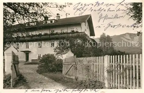AK / Ansichtskarte Grafenaschau Lindenhof Erholungsheim der Inneren Mission Grafenaschau