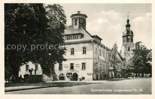 AK / Ansichtskarte Langewiesen  Langewiesen