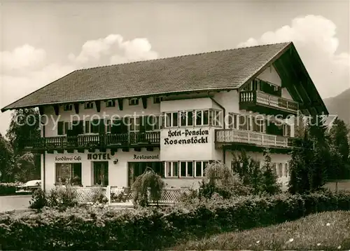 AK / Ansichtskarte Bad_Wiessee Hotel Haus Rosenst?ckl Bad_Wiessee