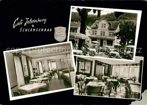 AK / Ansichtskarte Schlangenbad_Taunus Haus Felsenburg Schlangenbad_Taunus