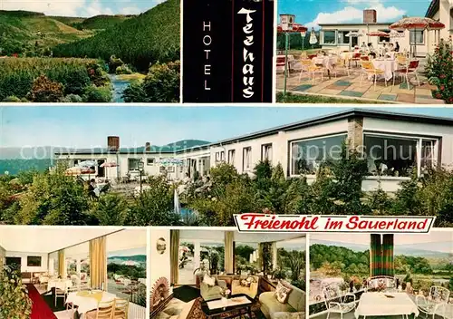 AK / Ansichtskarte Freienohl_Sauerland Hotel Teehaus  Freienohl_Sauerland