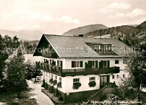 AK / Ansichtskarte Bad_Wiessee G?stehaus Pfeiffer Hirschberg Bad_Wiessee