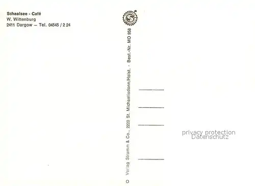 AK / Ansichtskarte Dargow Schaalsee Cafe  Dargow