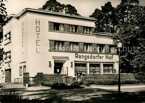AK / Ansichtskarte Rangsdorf Hotel Rangsdorfer Hof  Rangsdorf