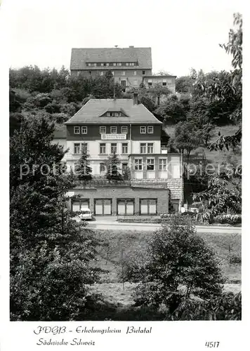 AK / Ansichtskarte Bielatal Erholungsheim Bielatal Bielatal