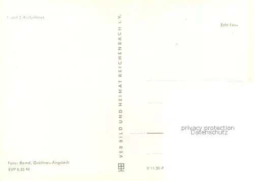 AK / Ansichtskarte Herschdorf Kulturhaus  Herschdorf