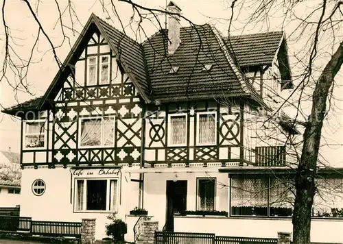 AK / Ansichtskarte Bad_Liebenstein Cafe am Bahnhof  Bad_Liebenstein