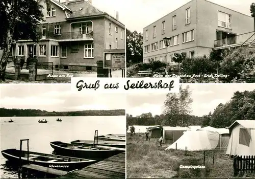AK / Ansichtskarte Seilershof Haus am See Campingplatz Heim der Deutschen Post Erich Dolling Seilershof